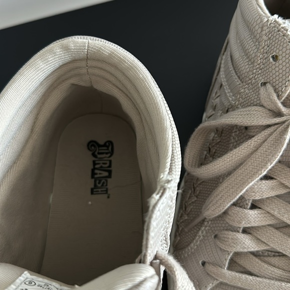 BRASH Grey Hightop Sneakers Sz 6 - Picture 7 of 9